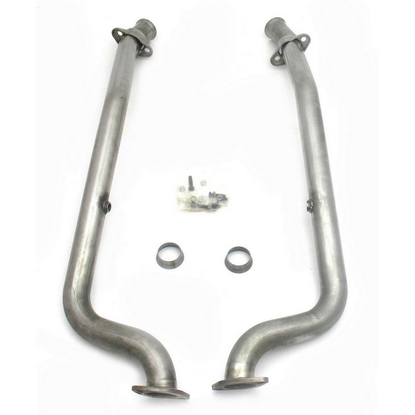 2 1/2 Mid-Pipes Natural Stainless Steel